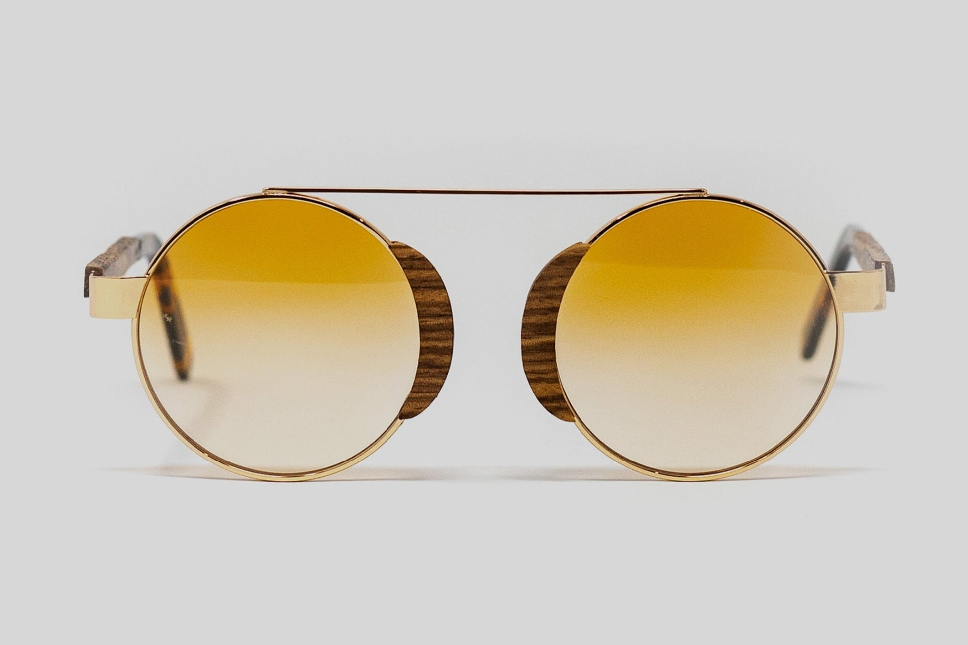 Aristotle Gold Rosewood Sun UV400 - Bôhten Eyewear