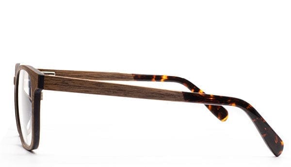 Jetter Walnut Eyeglasses Bôhten Eyewear