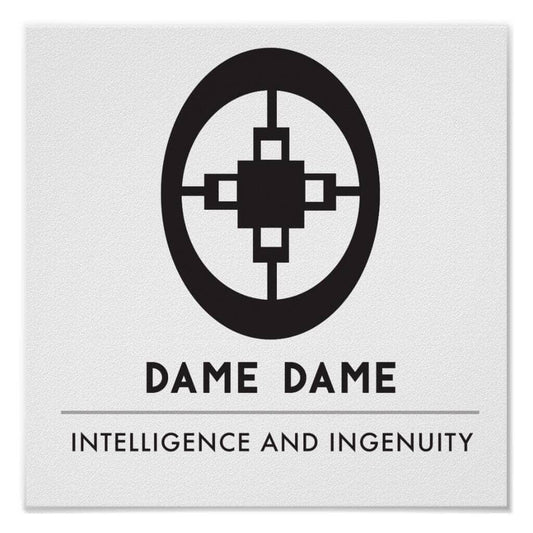 African (Adinkra) Symbol of the Month: Dame Dame signifies intelligence - Bôhten Eyewear