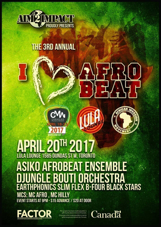 I Love Afrobeats Showcase - Canadian Music Week - Bôhten Eyewear