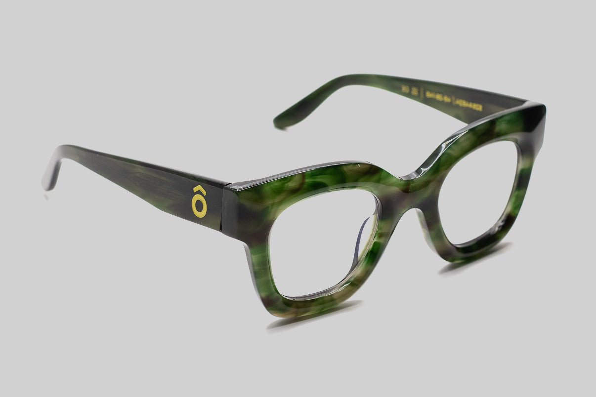 Ama Tortoise Green - Bôhten Eyewear