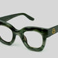 Ama Tortoise Green - Bôhten Eyewear