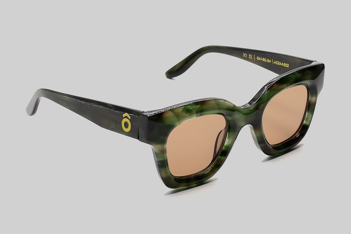 Ama Tortoise Green Sun - Bôhten Eyewear