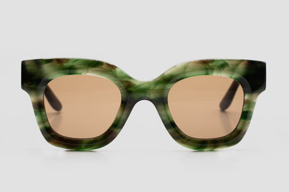 Ama Tortoise Green Sun - Bôhten Eyewear