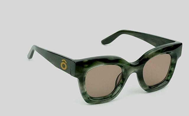 Ama Tortoise Green Sun - Bôhten Eyewear