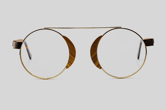 Aristotle Gold Rosewood - Bôhten Eyewear