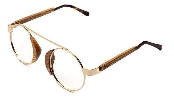 Aristotle Gold Rosewood - Bôhten Eyewear