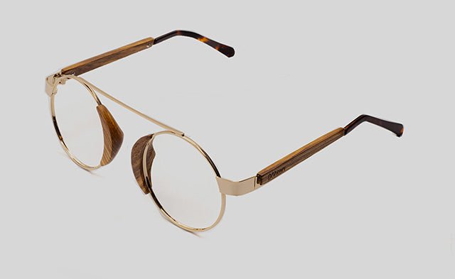 Aristotle Gold Rosewood - Bôhten Eyewear