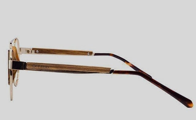 Aristotle Gold Rosewood Sun UV400 - Bôhten Eyewear