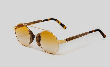 Aristotle Gold Rosewood Sun UV400 - Bôhten Eyewear