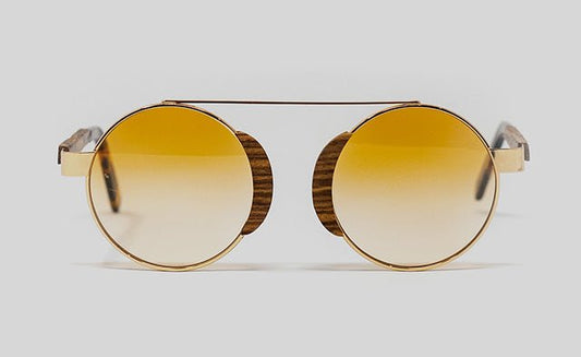 Aristotle Gold Rosewood Sun UV400 - Bôhten Eyewear