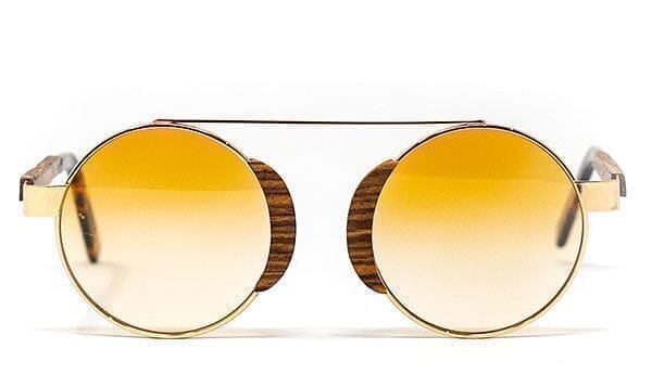 Aristotle Gold Rosewood Sun UV400 - Bôhten Eyewear