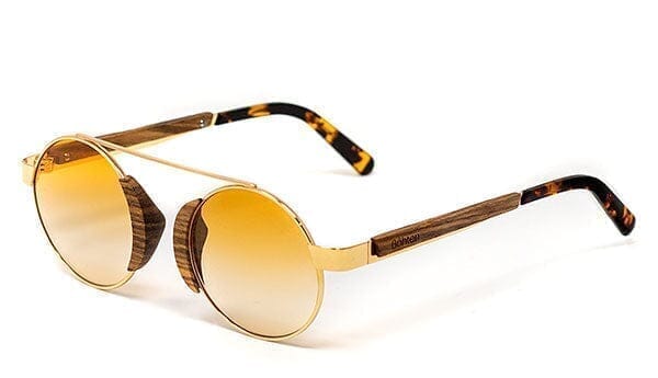 Aristotle Gold Rosewood Sun UV400 Sunglasses Bôhten Eyewear 