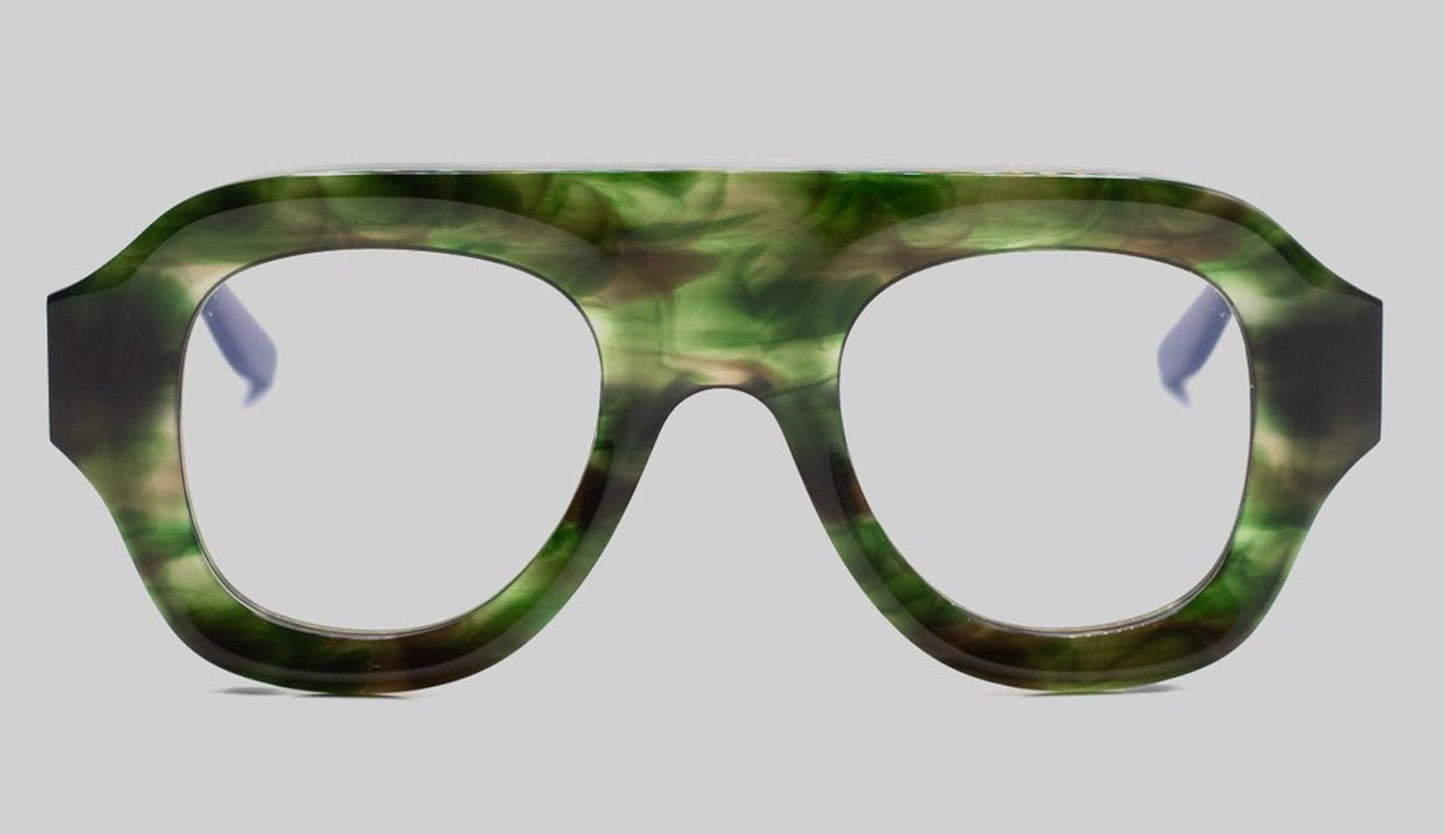 Aya Tortoise Green - Bôhten Eyewear