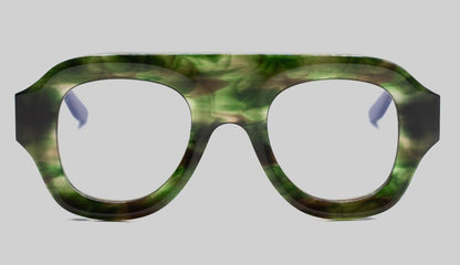 Aya Tortoise Green - Bôhten Eyewear