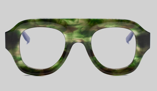 Aya Tortoise Green - Bôhten Eyewear