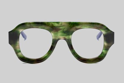 Aya Tortoise Green - Bôhten Eyewear