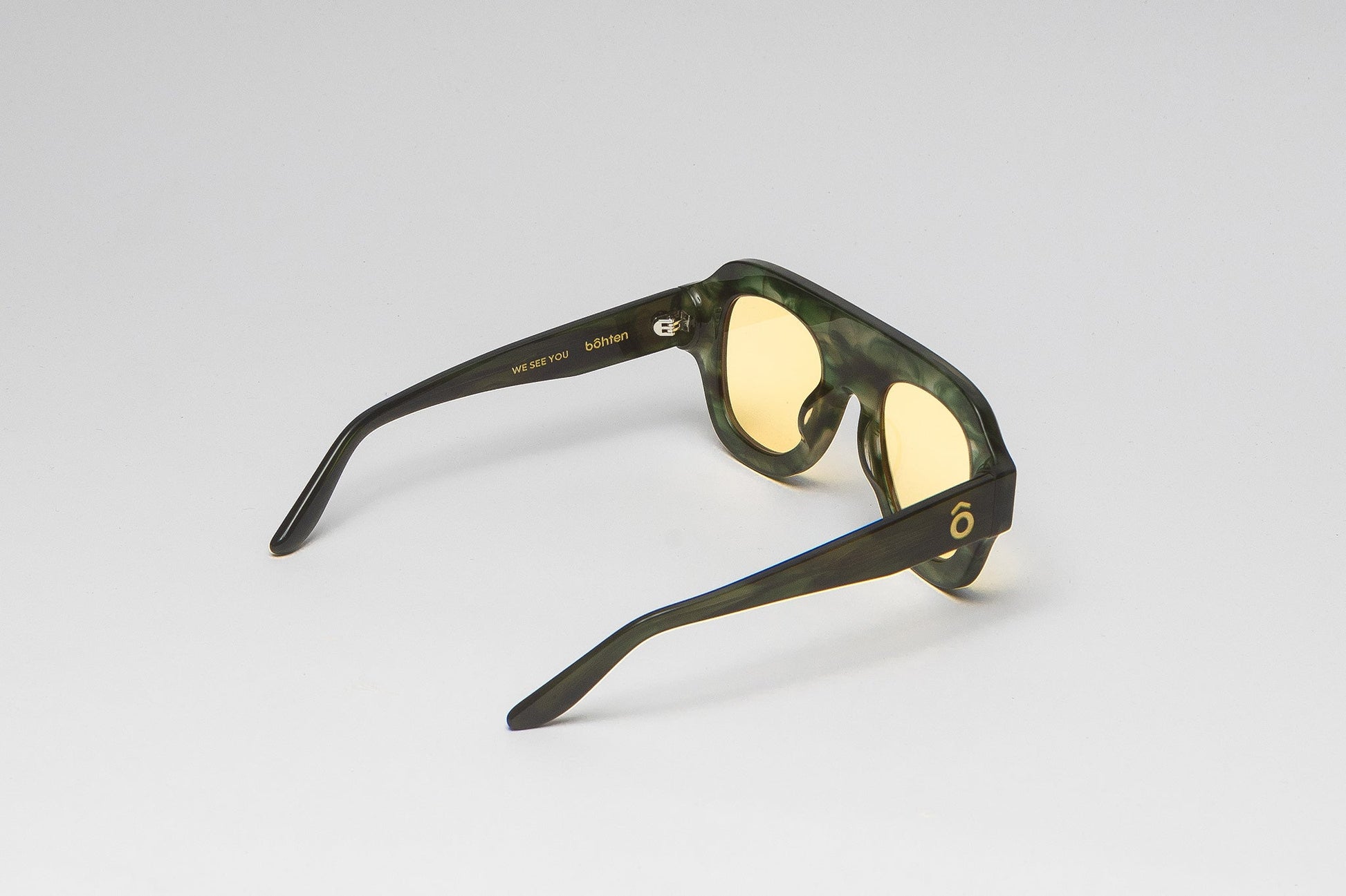 Aya Tortoise Green Sun - Bôhten Eyewear