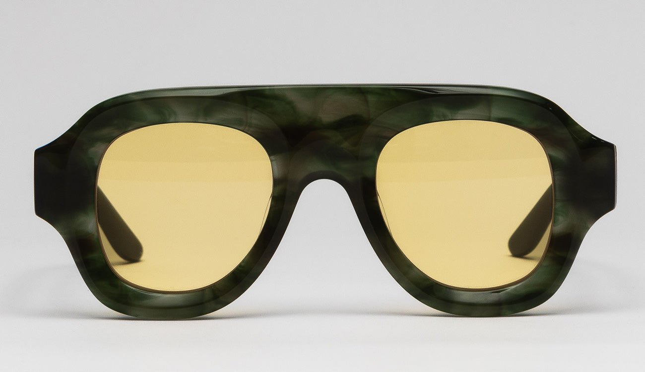 Aya Tortoise Green Sun - Bôhten Eyewear