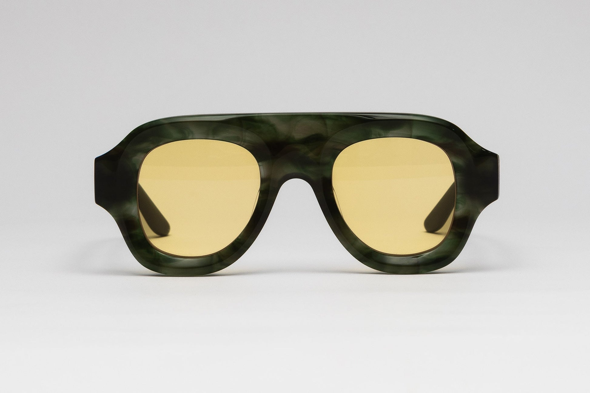 Aya Tortoise Green Sun - Bôhten Eyewear