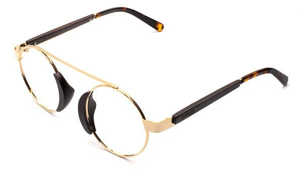 Aristotle Gold Ebony - Bôhten Eyewear