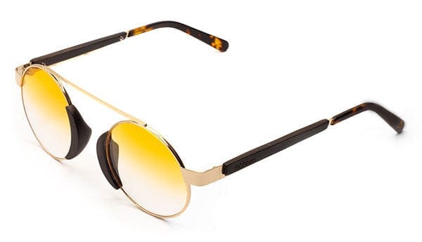 Aristotle Gold Ebony Sun Polarized - Bôhten Eyewear